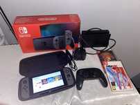 Nintendo Switch XKJ + Pro Controller + gry | Bardzo dobry stan