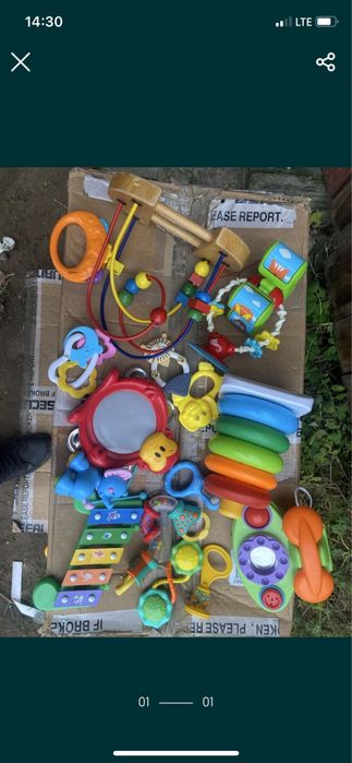 Zabawki zabawki zestaw grzechotki miks