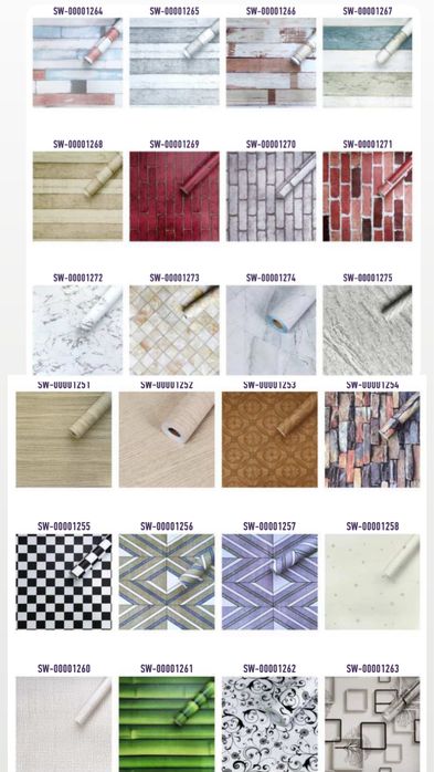 Самоклеющаяся пленка ассортииент