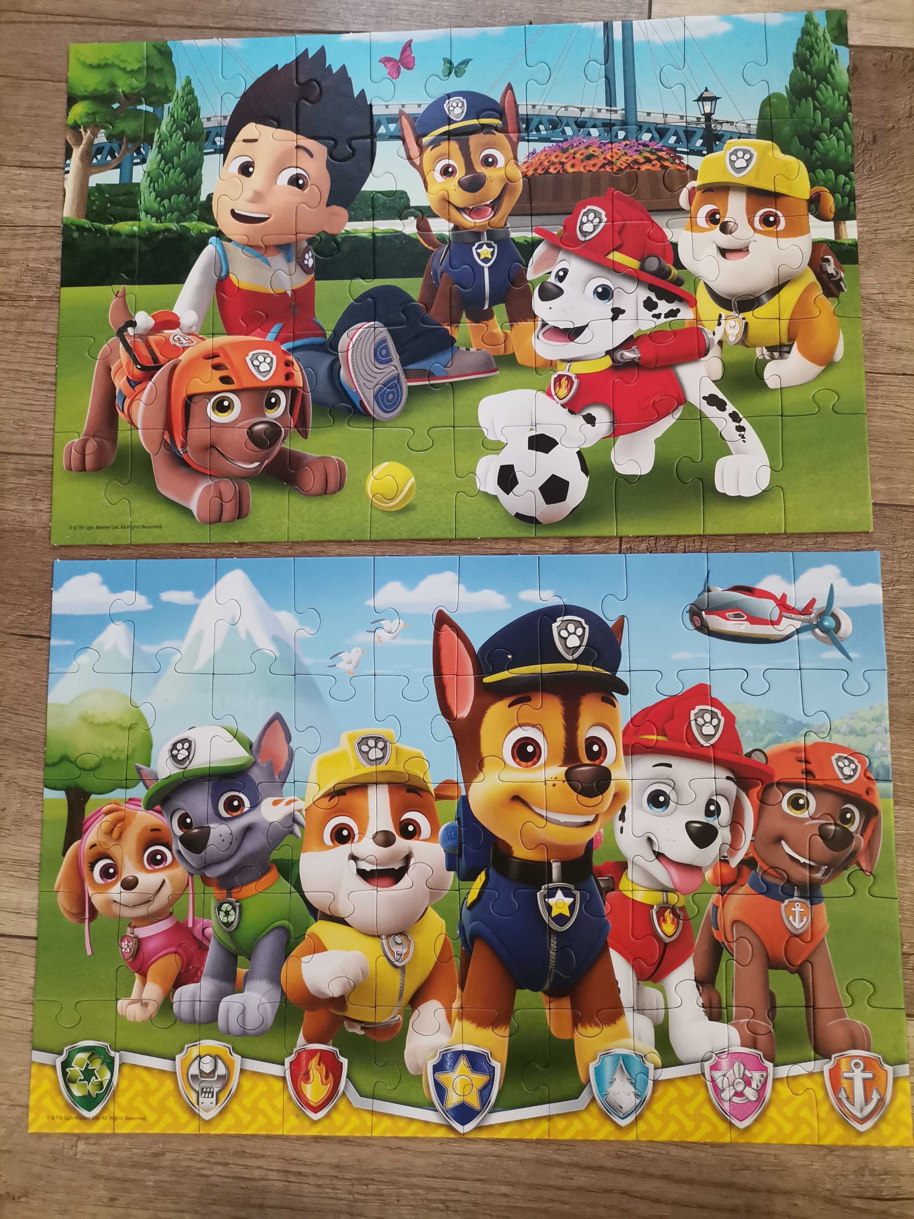 Puzzle i książki Psi Patrol