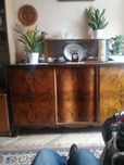 kredens drewniany lata 50 XX w