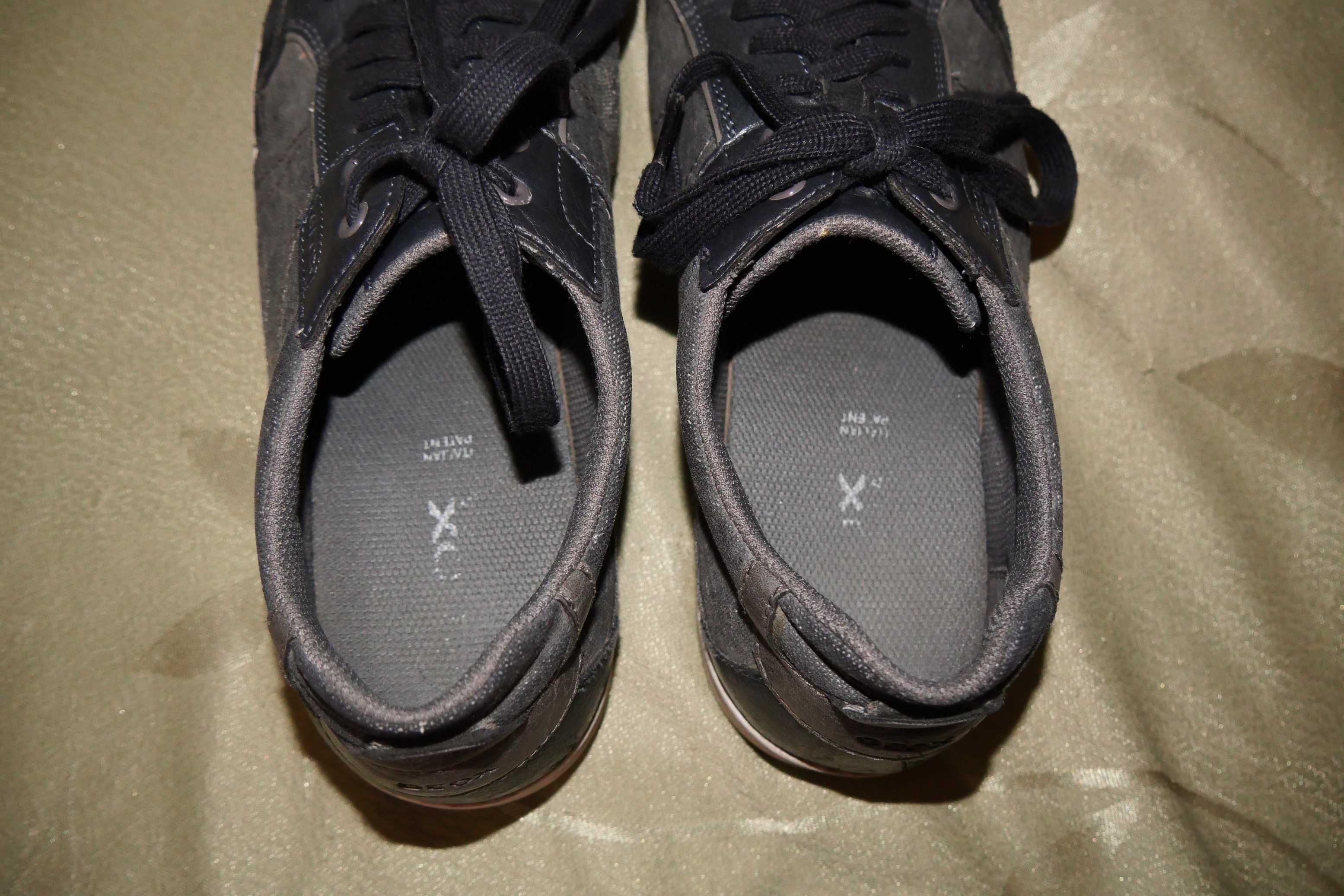 Buty sneakersy półbuty tenisówki trampki granatowe szkolne Geox 42