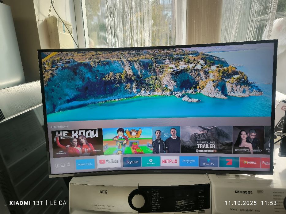 Телевізор Samsung 43  діагональ 4к зображення Смартв