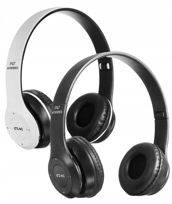 Słuchawki Bluetooth LOGIT P47 Białe - Nauszne, z Mikrofonem, Gamingowe