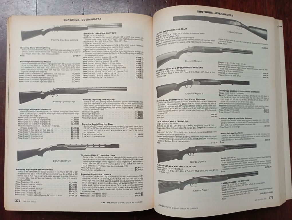 Livro sobre armas Gun Digest