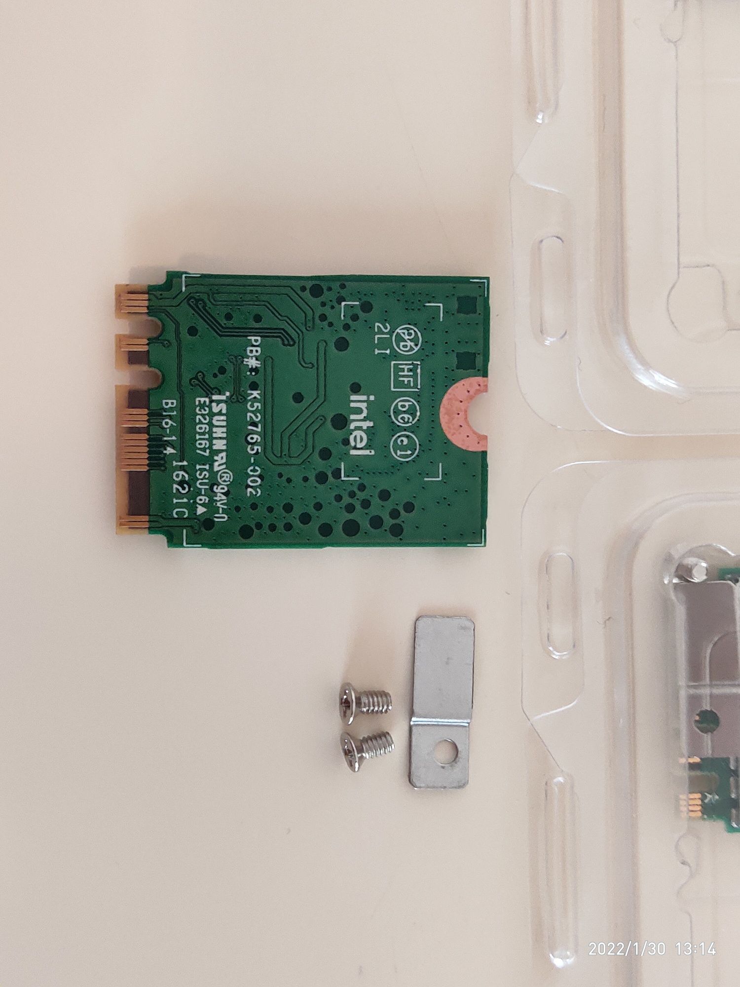 Wi-Fi модуль для ноутбука Intel AX210. Адаптер Wi-Fi 6. Wifi 5 ГГц AX