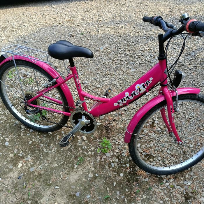 Sprzedam rower miejski dla dziewczynki używany rozmiar kół 24