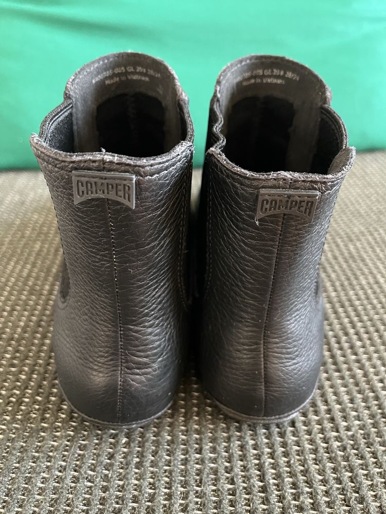 Skórzane Botki Camper
