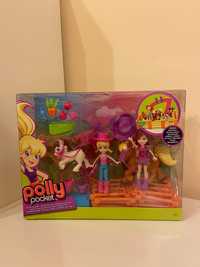 Polly pocket stadnina konie zestaw jak nowy