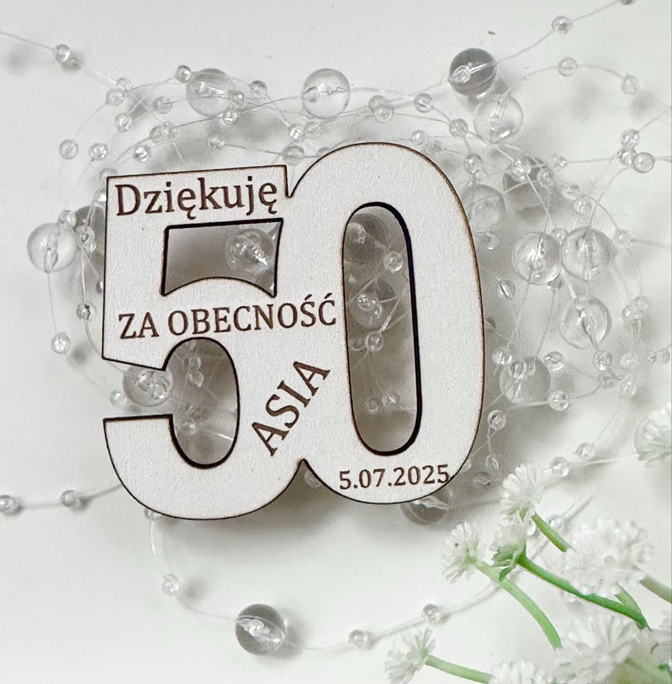 Podziekowania dla gosci urodziny