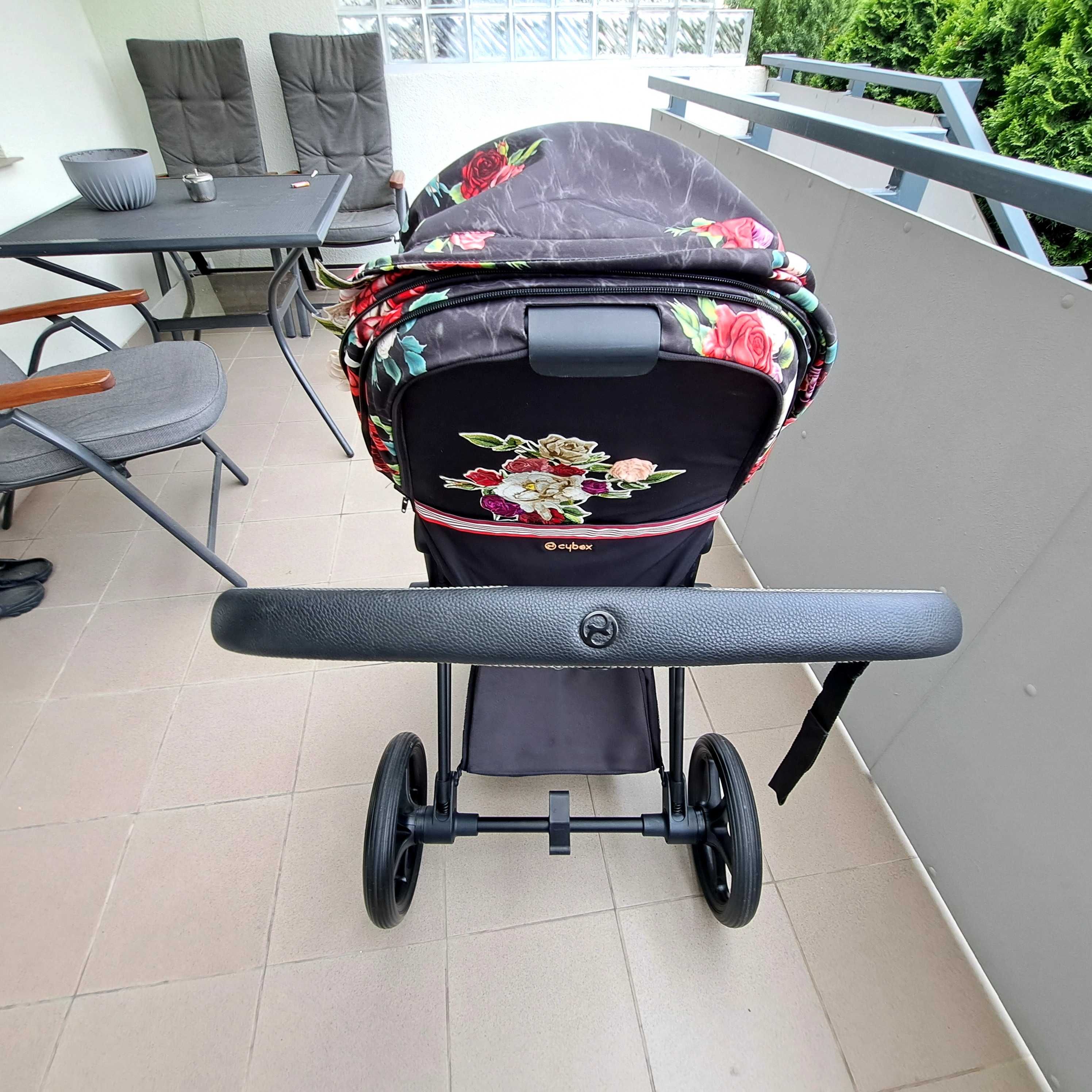 Wózek Cybex Priam 4.0 Spring Blossom Dark