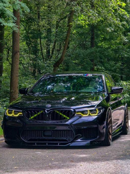 Dokładka Splitter BMW M5 F90 CZARNY POŁYSK / CARBON