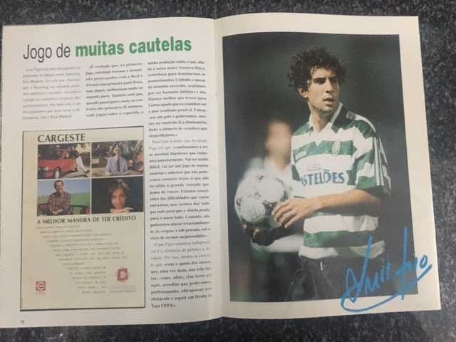 Taça Uefa - Sporting vs Real Madrid - Programa Oficial - 1994/1995