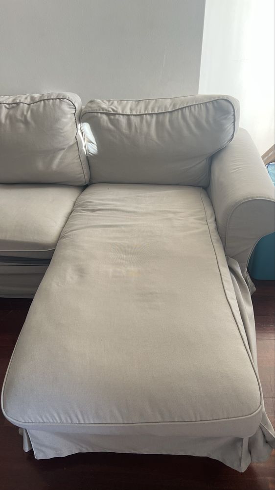 Sofa 3 lugares com chaise IKEA