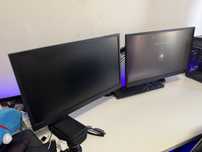 Monitores Gaming 144hz Hp 25” + Suporte Dual monitor