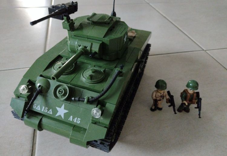 Klocki cobi czołg Sherman cobi185