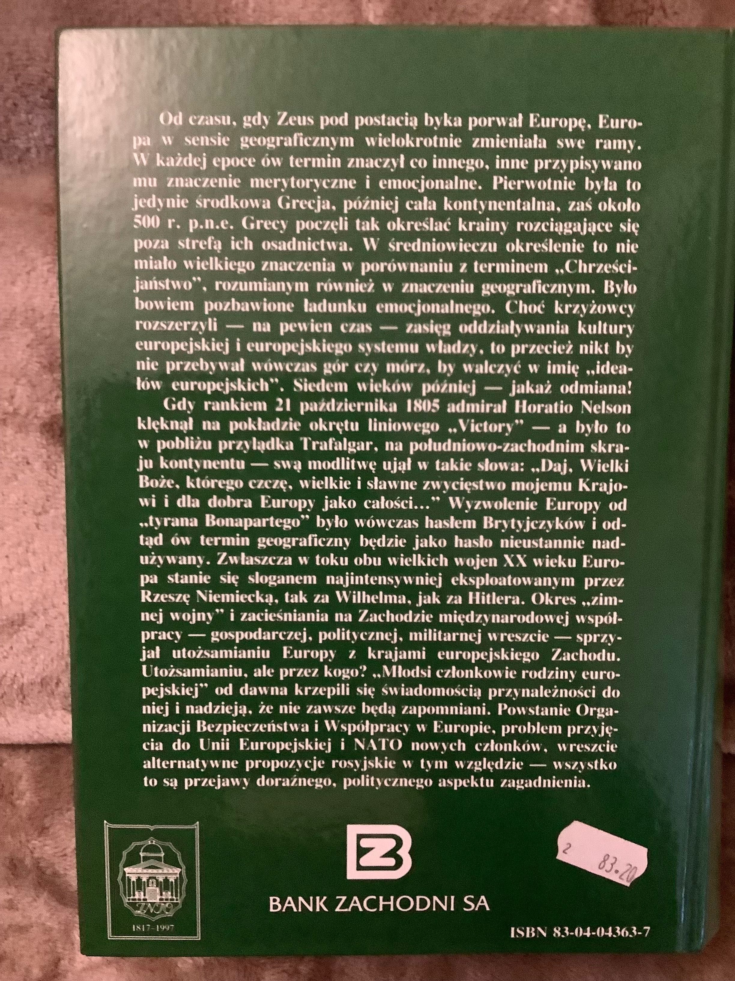 Historia Europy  Ossolineum