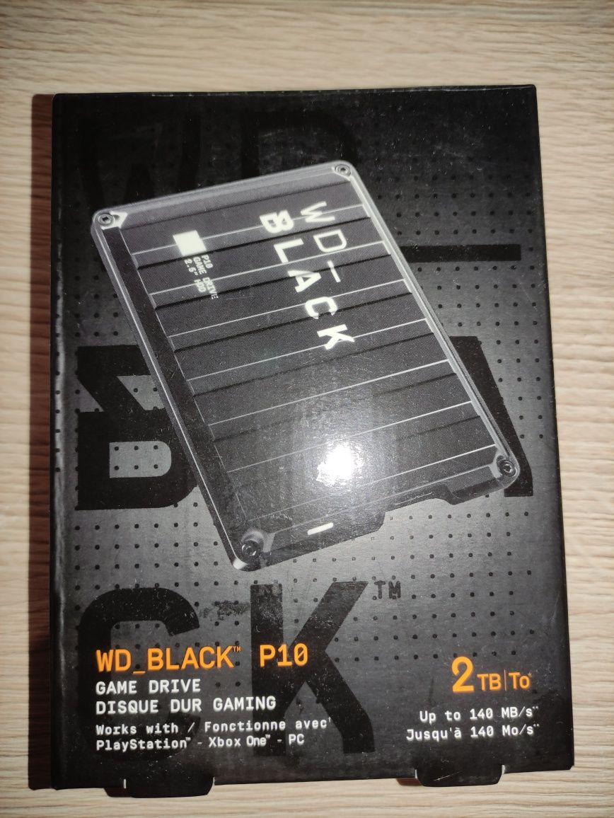 Dysk HDD zewnętrzny do PlayStation - WD Black P10 2GB 2.5" Game Drive