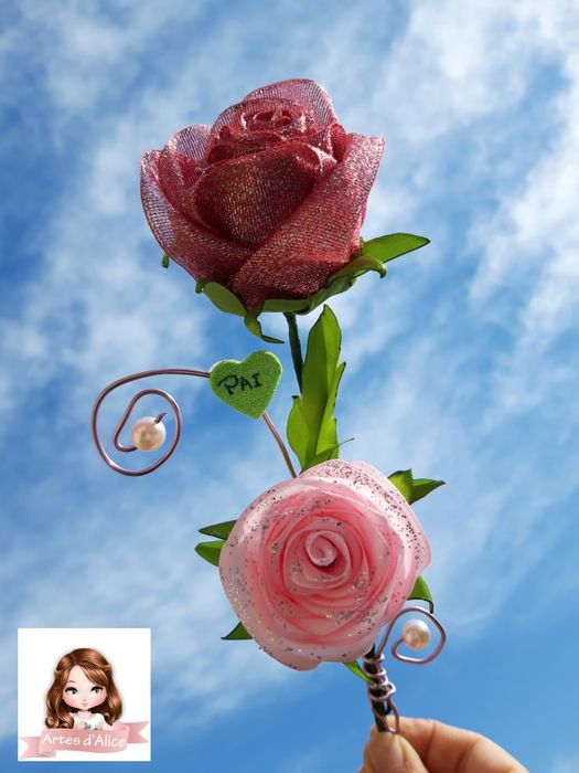 Arranjos flores seda/cetim