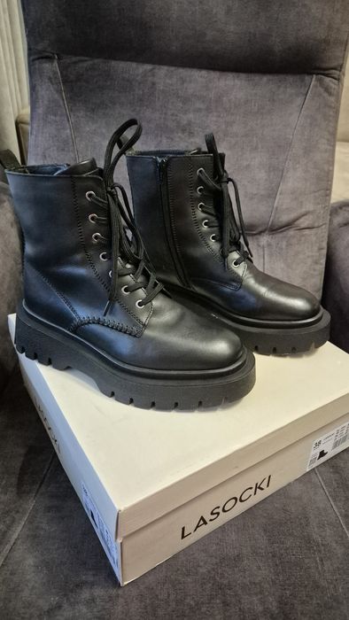 Buty trapery Lasocki skóra roz. 38