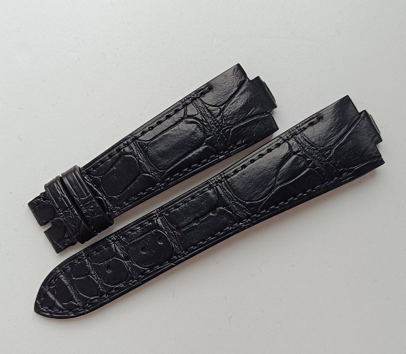 Ремешок Ulysse Nardin Marine 23/18 черный аллигатор