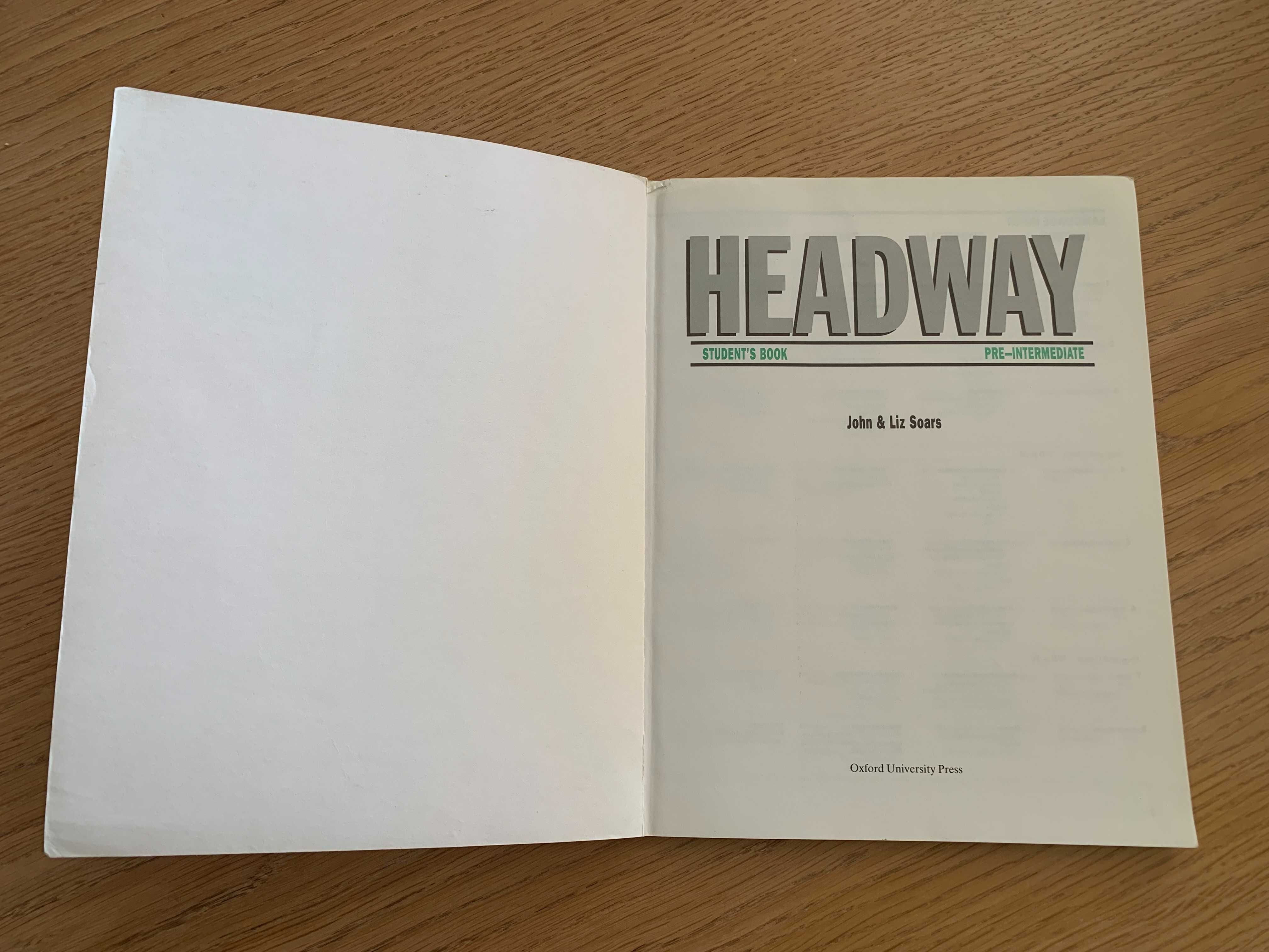 Headway pre-intermediate, podręcznik + zeszyt ćwiczeń