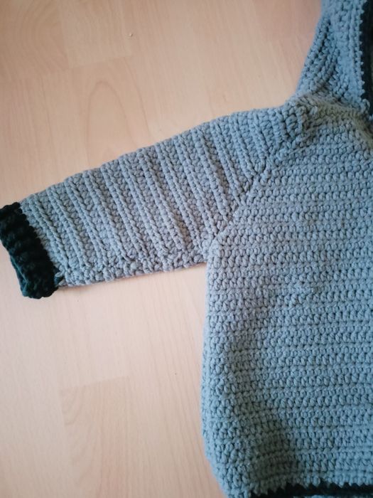 Sweter sweterek zimowy gruby 74 80 86