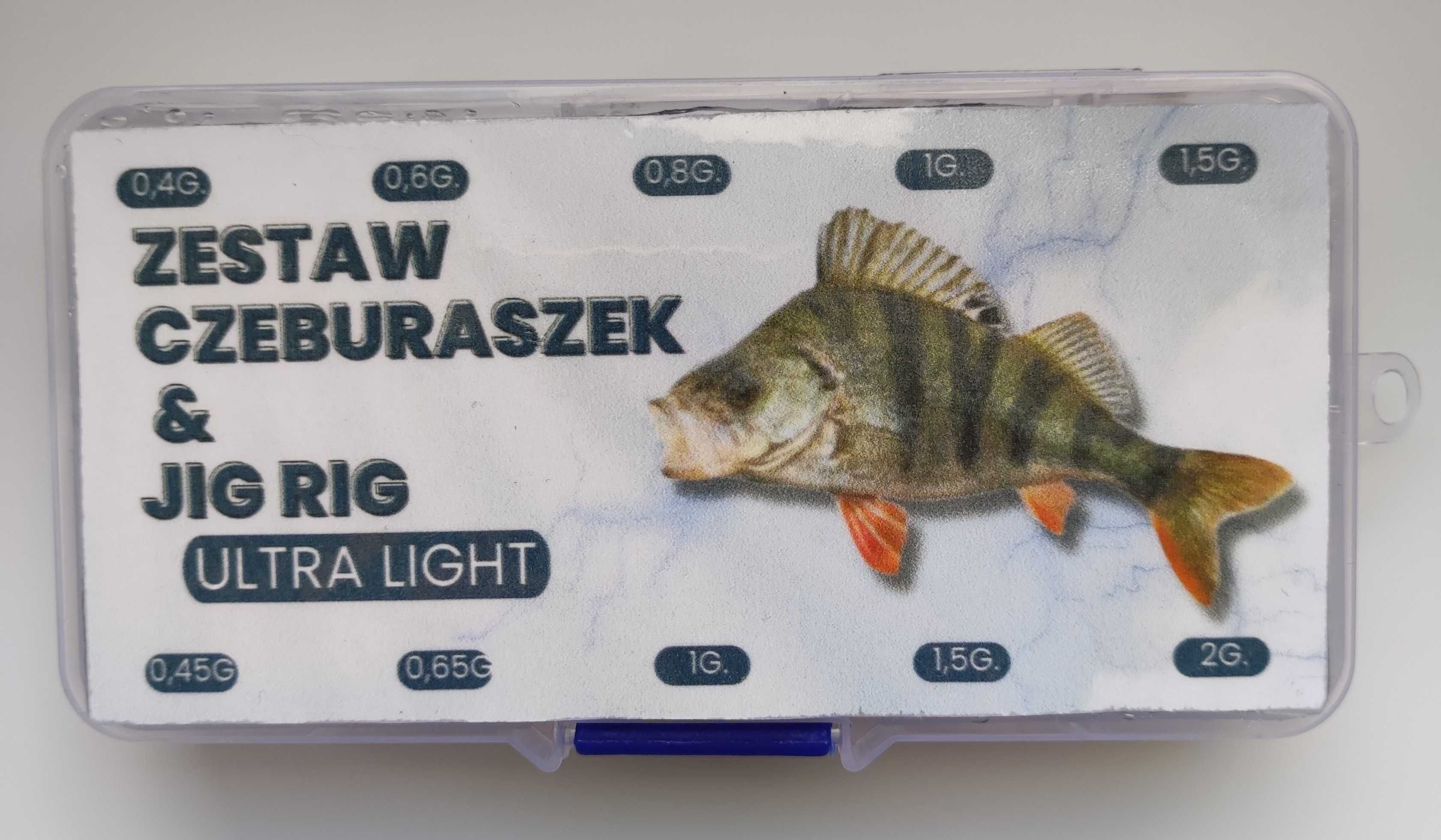 Zestaw 100 sztuk ołowianych czeburaszek  i Ciężarków Jig Rig „Micro”