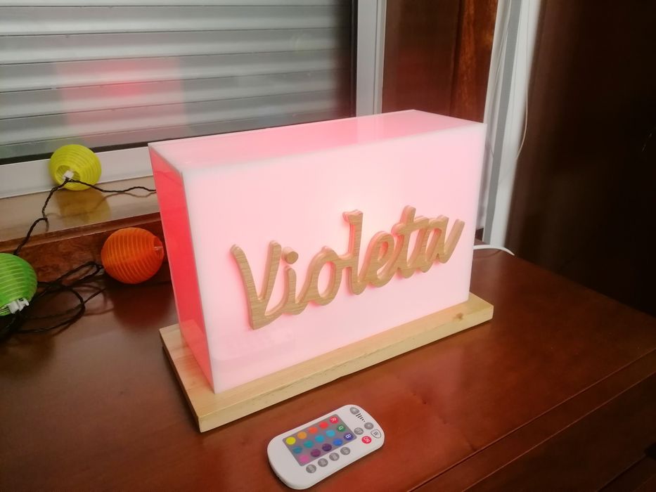Candeeiro personalizado