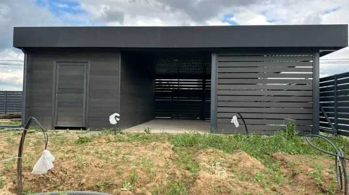 Навіси для авто тераси хозблоки