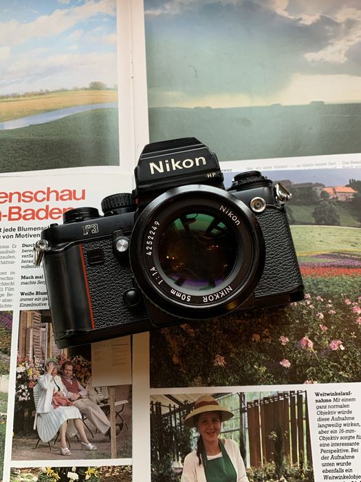 Nikon F3 HP з обʼєктивом Nikkor 50mm f/1.4 AI-s