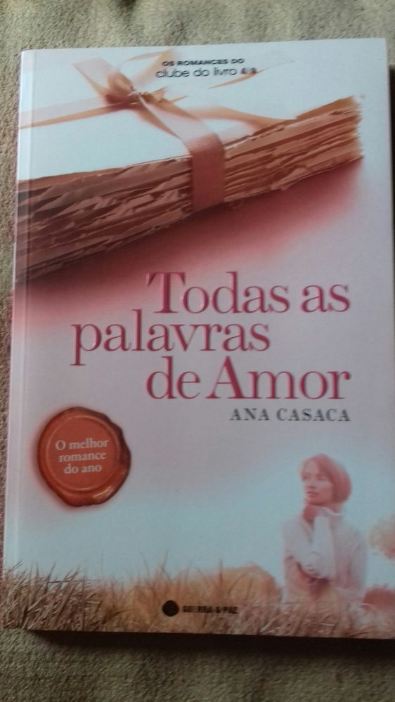 Livro Todas as Palavras de Amor