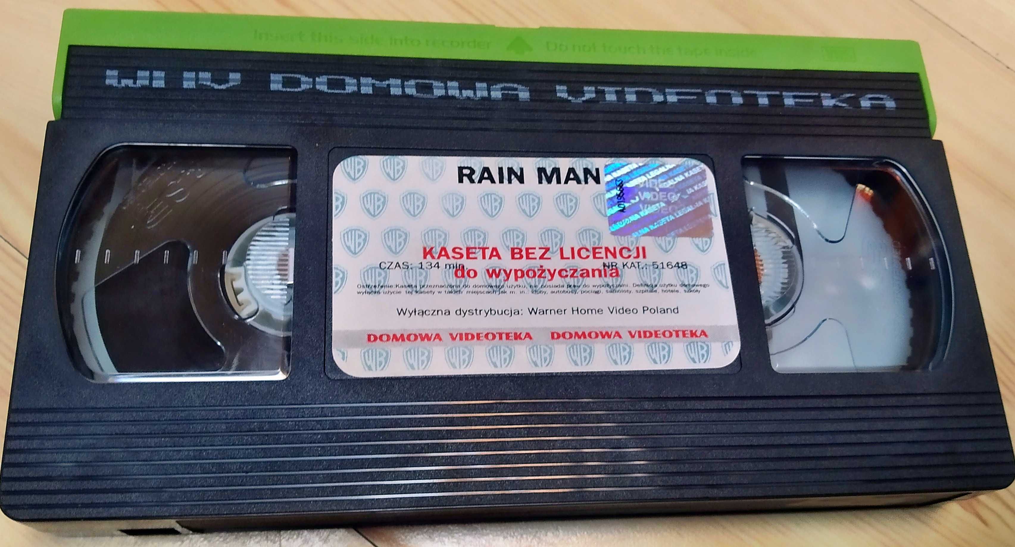 Film Rain Man na VHS