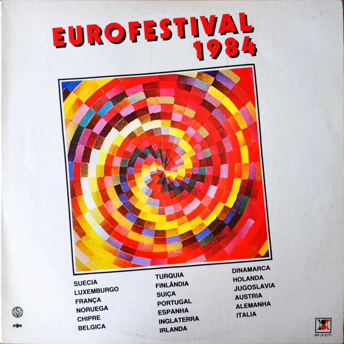 Disco vinil LP Eurofestival 1984