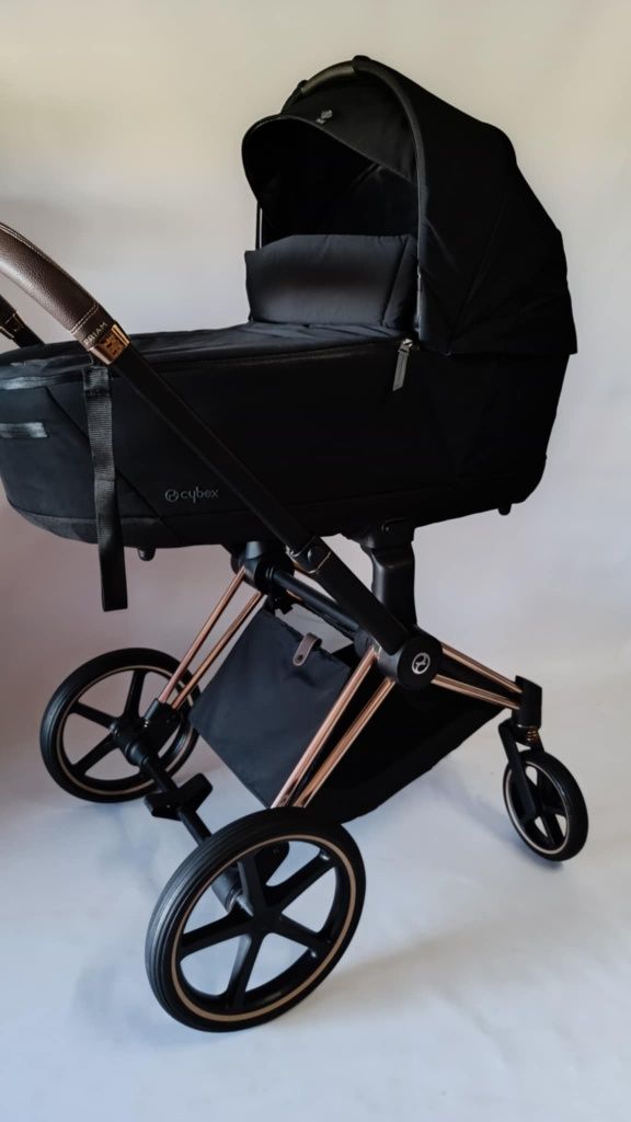 Cybex priam rose gold wózek z gondolą deep black