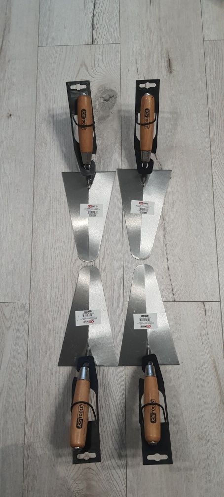 Nowy Zestaw 4 kielni tynkarskich KS TOOLS