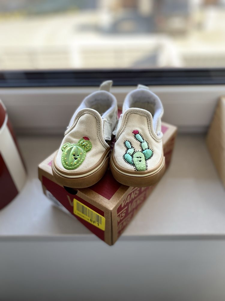 Buciki Vans Slip-on V Cactus - r. 20