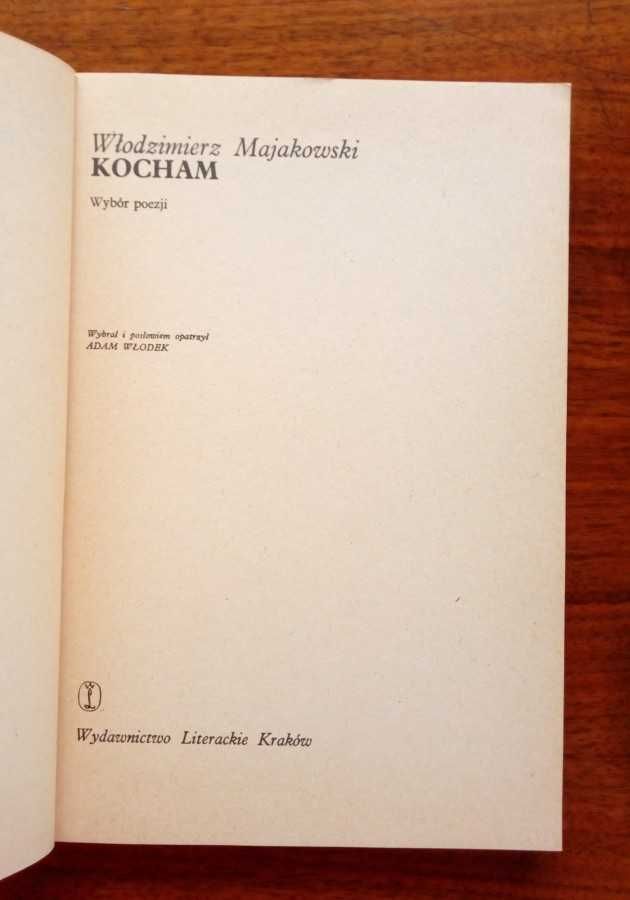 Włodzimierz Majakowski "Kocham"