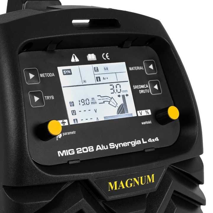 Spawarka migomat Magnum MIG 208 ALU Synergia MMA TIG 200A ALUMINIUM