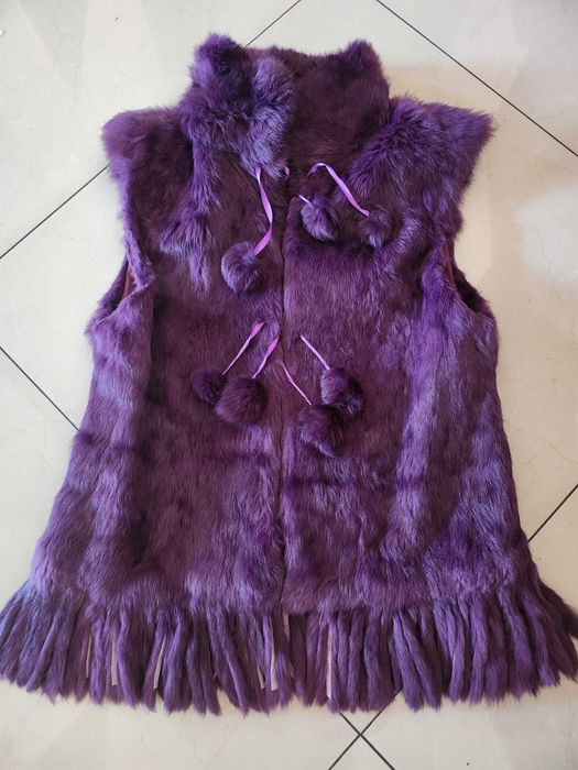 Kamizelka naturalna Futro