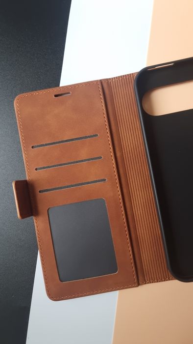 Etui do Google Pixel 9 Pro XL smukły case z KLAPKĄ, portfe