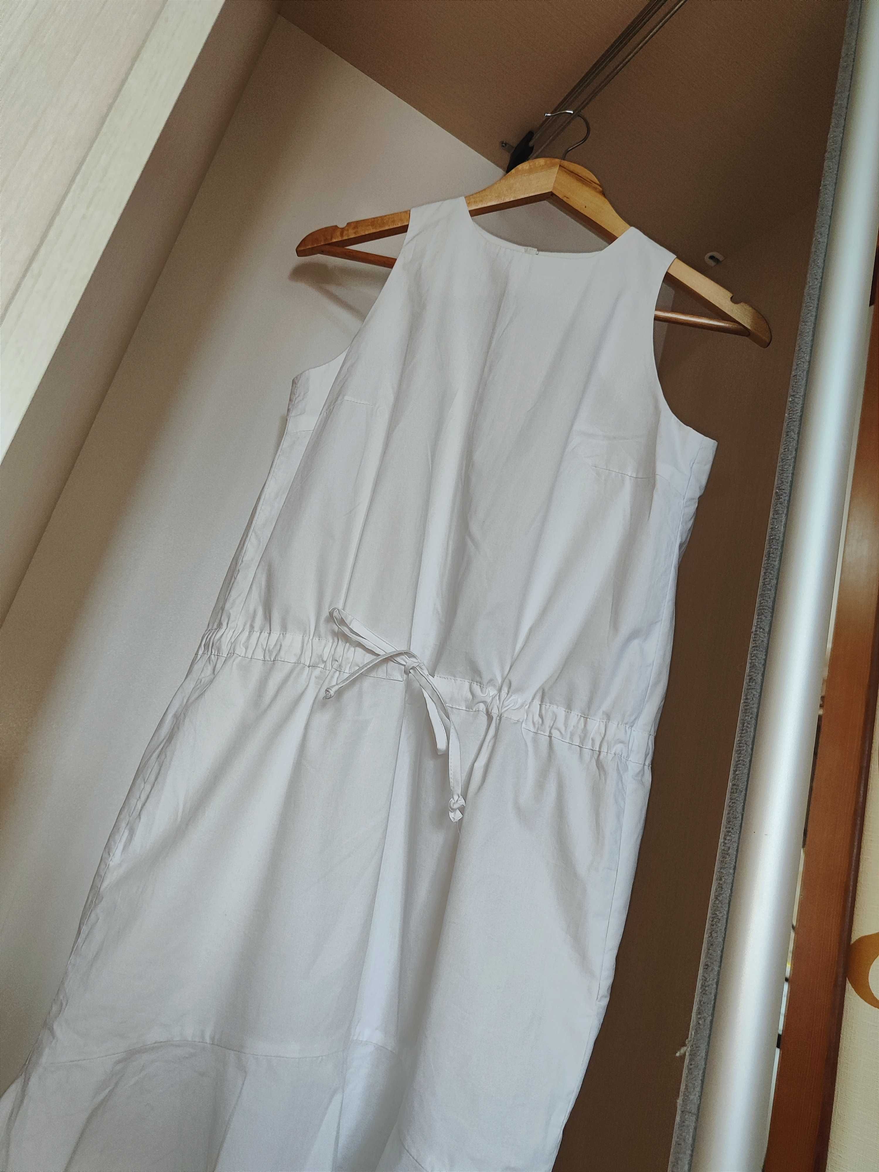 Платье Lanvin , белое, новое , хлопок