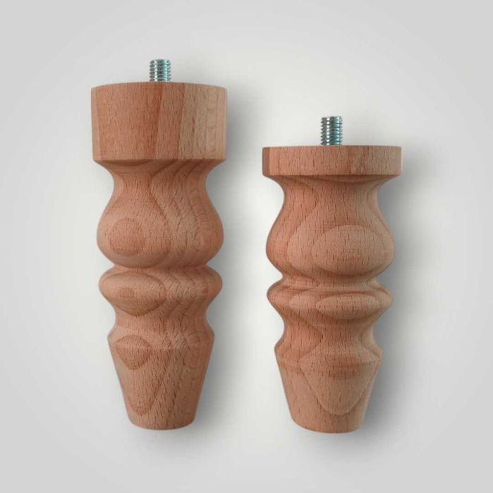 Nogi bukowe 4 x 10 cm wzór C nóżka noga buk