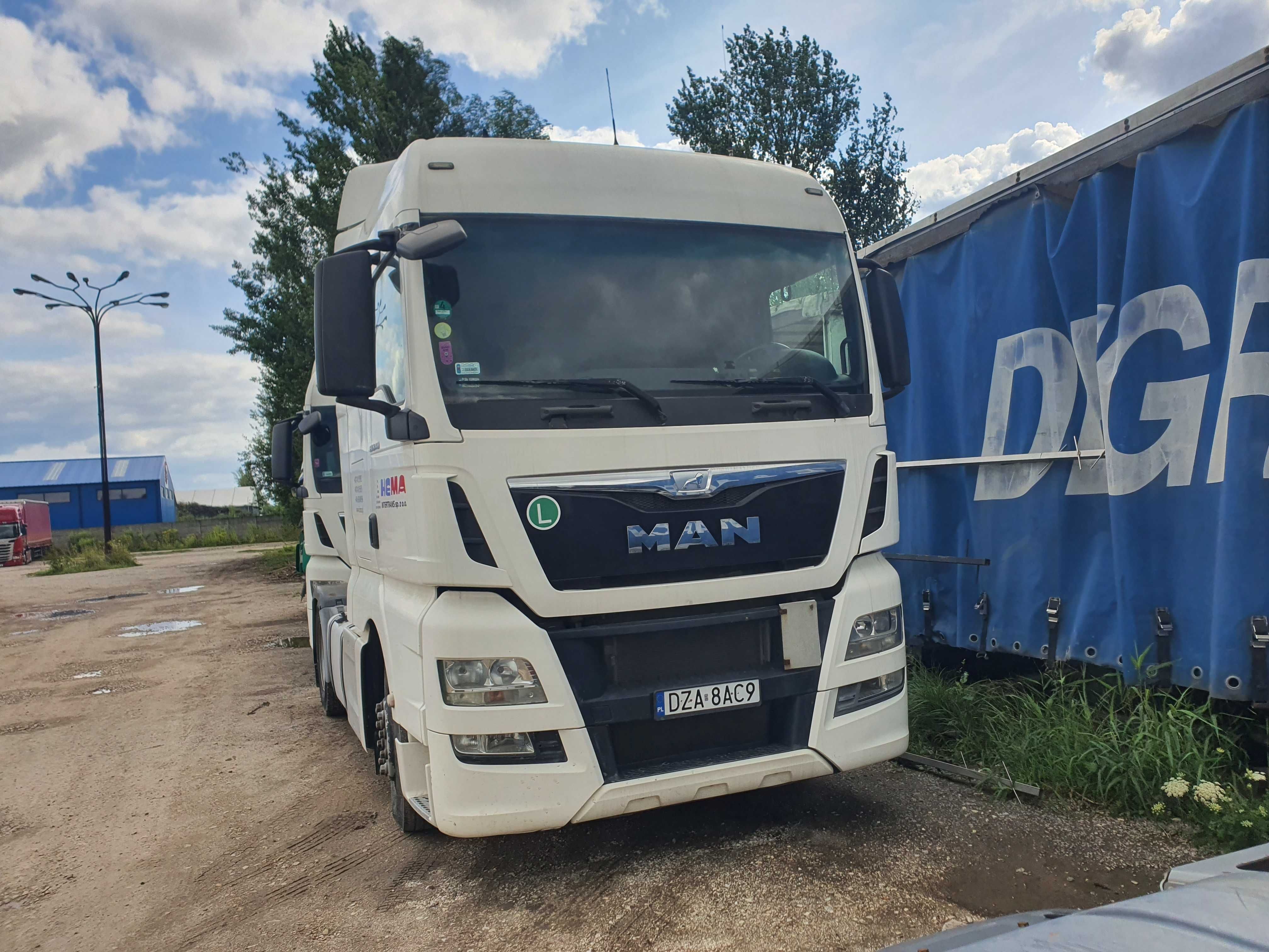 Man tgx części cały przód atrapa zderzak z lampami