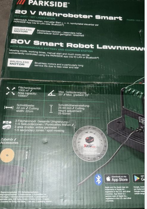 Robot koszący Parkside Smart PAMRS 1000 A1 NOWY