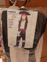 Fato carnaval Criança Pirata Tamanho M.