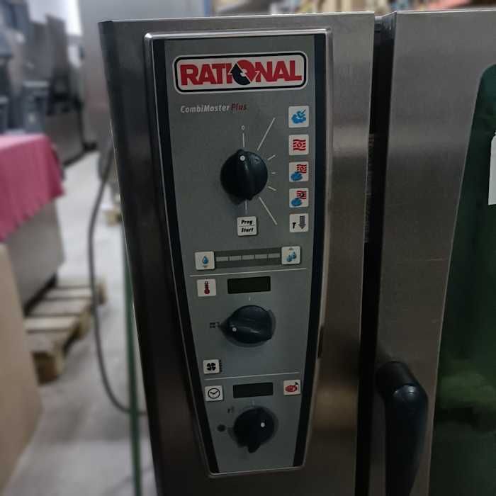 Forno convetor misto Rational manual a gás 10 níveis GN1/1