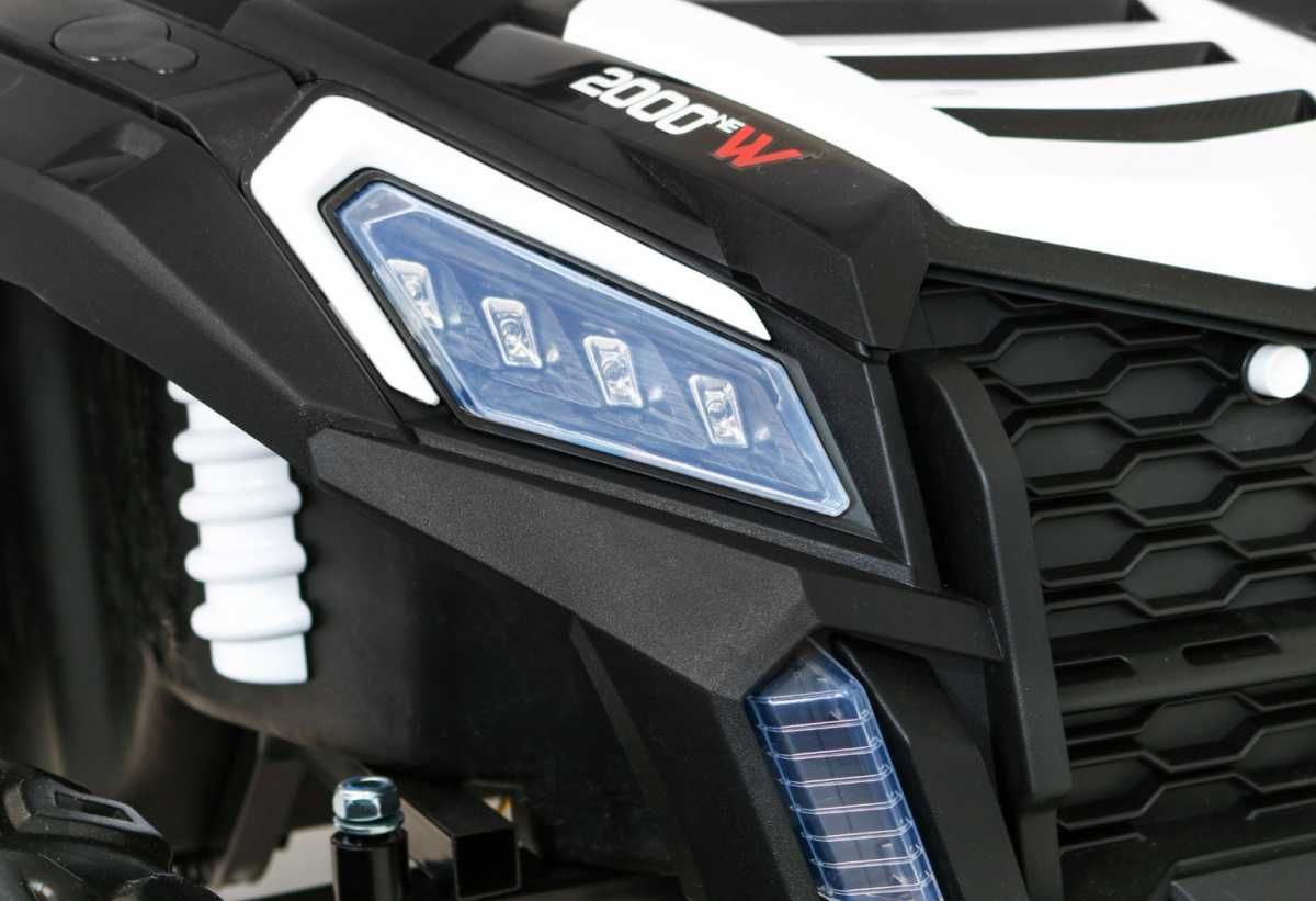 Duży Buggy ATV 24V/14Ah Dwuosobowy 4x200W Pojazd A032 Biały