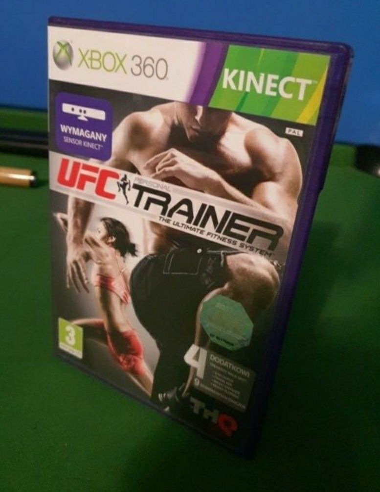 Kinect Ufc trainer Xbox 360 fitness trener personalny kinekt x360