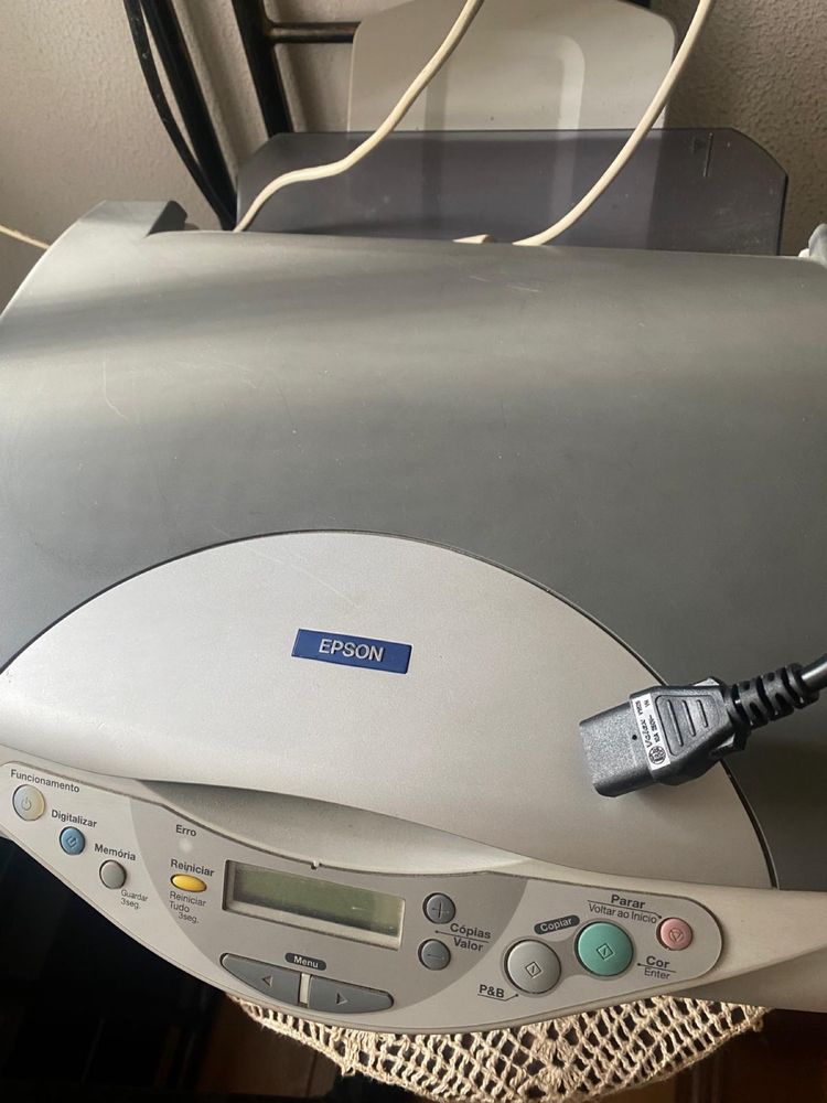 Impressora multifuncoes scanner epson cx3200 cabo alimentacao e dados